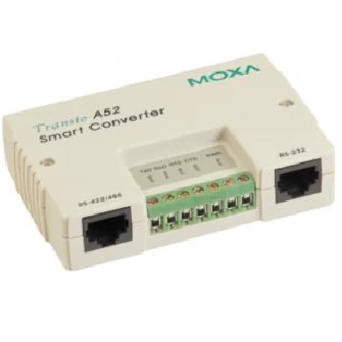 A52-DB9F w/ Adapter Преобразователь интерфейсов RS-232 в RS-422/485, разъем DB9 MOXA